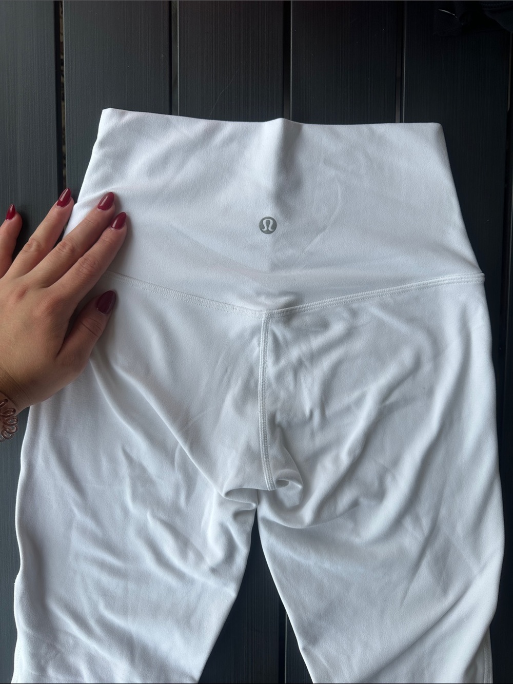 lululemon Align High-Rise Pant 25" - white